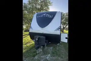 Party trailer on wheels