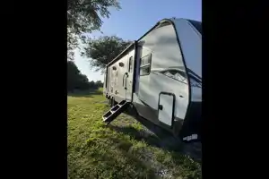 Party trailer on wheels