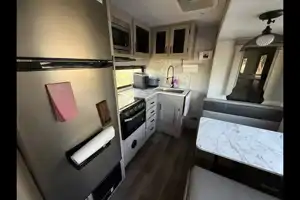 Party trailer on wheels