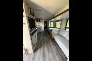 Party trailer on wheels