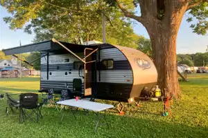 Kristine's Forest River Wolf Pup Travel Trailer