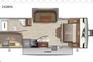 Drop off available. Jayco 242BHs Travel Trailer