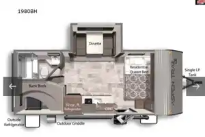  2024 Aspen with Bunks : Lightweight: Delivery Available: Fully Equipped