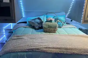 Private enterance  32’ Coleman Travel Trailer 