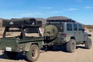 Raymond's Overland Willys M416 Tent Trailer