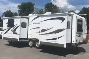 Outstanding Forest River Rockwood 31’ Travel Trailer # 1