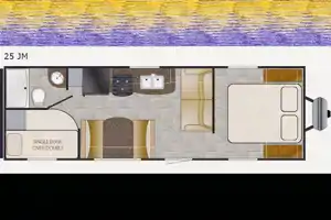TRAIL RUNNER Bunkhouse w/ Queen Bed, Fold-Out Sofa & Dinette