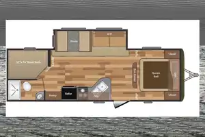 Basecamp Hideout, 30ft bunkhouse do-it-all RV. Half ton friendly