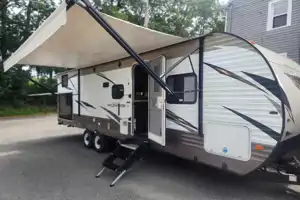 Rays 2017 Forest river with outdoor kitchen and Bunks