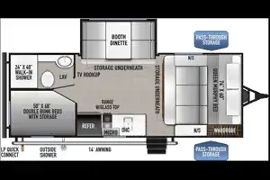 Stephen's 2024 East to West Silver Lake LE Travel Trailer