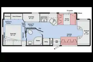 Our home away from home w/bunk beds!