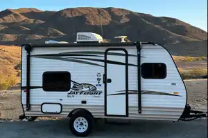 Jayco family trailer lightweight pet friendly 