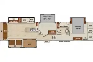 Jones Chaparral 2 Bedroom 390QSMB