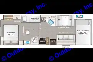 WiFi - LUXURIOUS - Sleeps 7 - Fits in State Parks