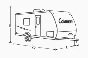 Super-Lightweight 2025 Coleman Light 17BX • Sleeps 5 • Delivery Available • Pet-Friendly