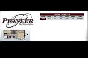 Roulotte Pioneer BH175