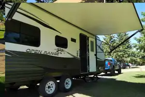 Perfect couples or small family trailer.