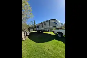 Tyler's Forest River Artic wolf limited Fifth Wheel