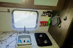 Kid Approved Camper Rental with Fireplace