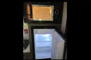 Kid Approved Camper Rental with Fireplace