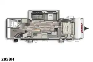 Rv Rentals Way of Life's Dutchmen Coleman Lantern 285BH Travel Trailer LC2