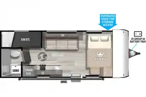Brand New 2024, Salem FSX, Lightweight (Towable w/SUV or Minivan) Travel Trailer called Taquito!