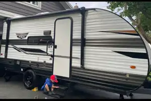 Modern Forest River Wildwood Travel Trailer