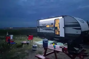 Modern Forest River Wildwood Travel Trailer