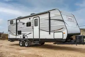 Family Fun Rv Rentals Way of Life's Dutchmen Coleman Lantern - 2 room bunkbed Travel Trailer LC1