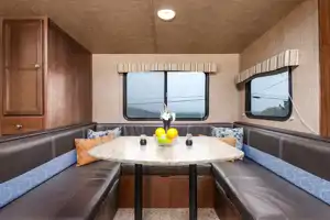 Family Fun Rv Rentals Way of Life's Dutchmen Coleman Lantern - 2 room bunkbed Travel Trailer LC1