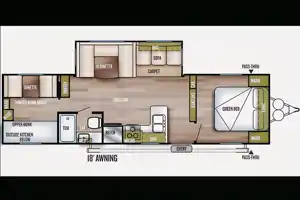Nicholas's Forest River Salem 30KQBSS Travel Trailer