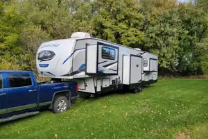 JOEL's Forest River artic wolf 3910 suite Fifth Wheel