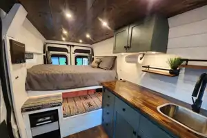 Betty White - HAS AC! - Campervan Sleeper - ProMaster Dodge '14