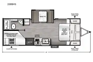 Davin's Halfton Towable APEX NANO 208BHS Travel Trailer