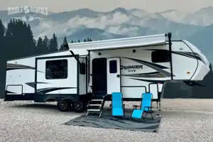 CRUSADER LITE with Private Master, Bunk Room, 2 Baths and 13ft Power Awning!