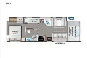 Luxury Family - Style Bunkhouse Sleeps 10 Solar Wi-fi 2 A/C + More