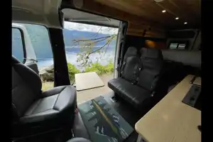 Olympic national park adventure campervan, SamaraVan family offgrid build