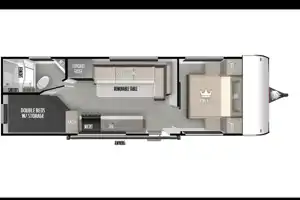 Krystal's Forest River 266BHLE Travel Trailer