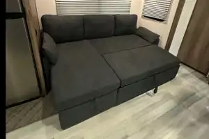 Michael 's bunkhouse trailer with KING bed