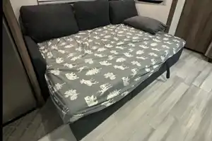 Michael 's bunkhouse trailer with KING bed