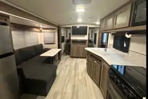 Michael 's bunkhouse trailer with KING bed