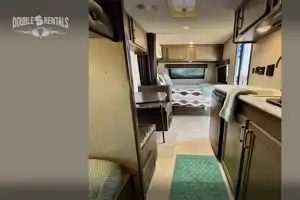 ECONOMY JAY FLIGHT with Queen Bed, Bunks, and Full Bath!