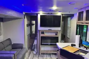 Gier Family Forest River Gray Wolf 26DBH Travel Trailer