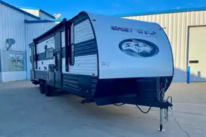 Gier Family Forest River Gray Wolf 26DBH Travel Trailer