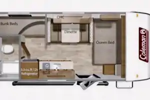 Light Easy Tow Coleman Travel Trailer Sleeps 5 - Perfect 4 Family Getaways "Rest Easy"