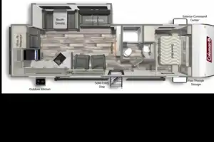Memory maker Coleman Latern 286rks Travel Trailer