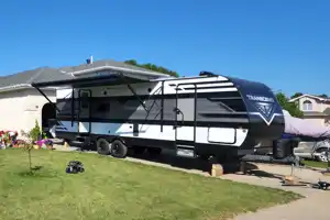 Your perfect getaway in Greg and April's Grand Design Transcend Travel Trailer