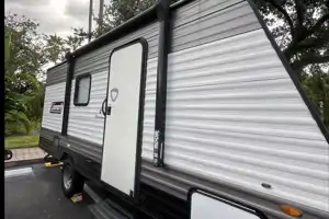Petey's Coleman lantern 17b Travel Trailer