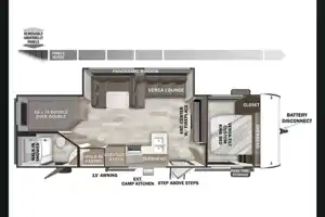 Megan & Owen’s Forest River WILDWOOD X-LITE 263BHXL Travel Trailer