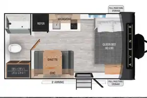 David's Cruiser RV Avenir 17RB Travel Trailer